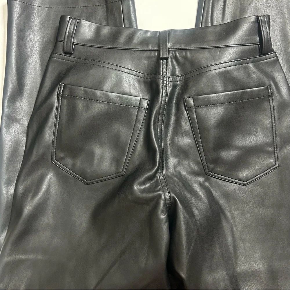 BLANKNYC Black Faux Leather Baxter pants (size 27) - Picture 2 of 6